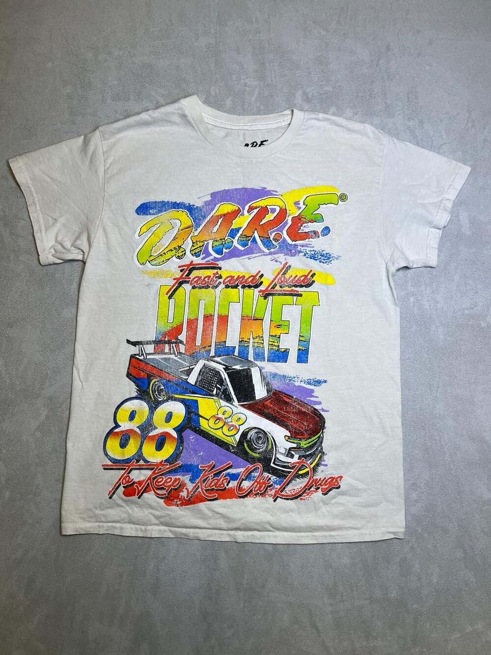 D.A.R.E. Fast and Loud Rocket 88 Racing T-Shirt Size S